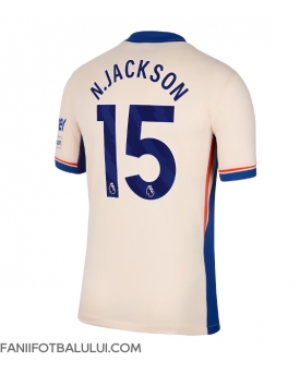 Chelsea Nicolas Jackson #15 Tricou Fotbal Replică 2024-25 Barbati Deplasare